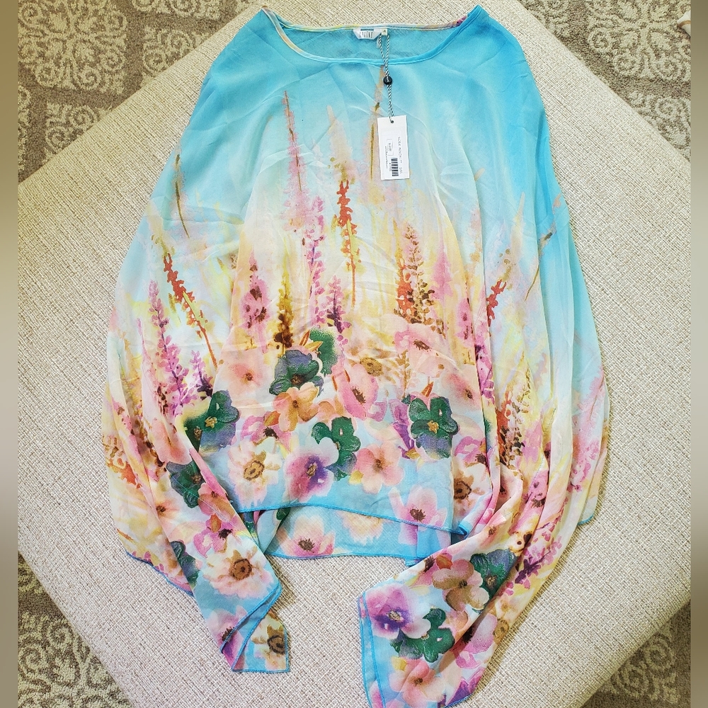 🆕️ Kaktus Sheer Floral Poncho